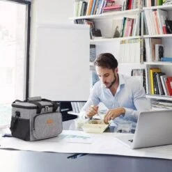 Lunchtas - Koeltas Voor Dames En Heren - Cool Bag - 4 Laags Geïsoleerde Koeltas - Kleine Cooler - Lunch Box - Lunchtas 15 Liter -Beste Kampeer Winkel 1200x1200 453