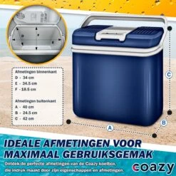 Coazy Koelbox 24L Elektrisch 12v 230 Volt - Met ECO Modus Voor Auto & Camping - Elektrische Frigobox Klein - Verkoelt En Verwarmt - Eco Modus - MiniBar - Electrische Mini Koelkast 13 Coazy Koelbox 24L Elektrisch 12v 230 Volt - Met ECO Modus Voor Auto & Camping - Elektrische Frigobox Klein - Verkoelt En Verwarmt - Eco Modus - MiniBar - Electrische Mini Koelkast -Beste Kampeer Winkel 1200x1200 566