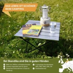 Skandika Ruka S Kleine Campingtafel – Campingtafels - Aluminium Campingtafel, Opvouwbaar, Zeer Licht, Eenvoudig Te Monteren, Stabiele Standaard - Opvouwtafel Voor Kamperen, Tenten Wandelen, Reizen, Thuis, Tuin – Tot Max. 20 Kg. - Grijs -Beste Kampeer Winkel 1200x1200 63