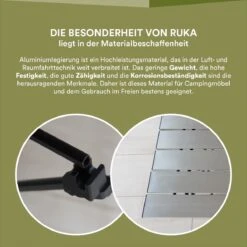 Skandika Ruka S Kleine Campingtafel – Campingtafels - Aluminium Campingtafel, Opvouwbaar, Zeer Licht, Eenvoudig Te Monteren, Stabiele Standaard - Opvouwtafel Voor Kamperen, Tenten Wandelen, Reizen, Thuis, Tuin – Tot Max. 20 Kg. - Grijs -Beste Kampeer Winkel 1200x1200 64