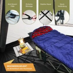 Skandika Ruka S Kleine Campingtafel – Campingtafels - Aluminium Campingtafel, Opvouwbaar, Zeer Licht, Eenvoudig Te Monteren, Stabiele Standaard - Opvouwtafel Voor Kamperen, Tenten Wandelen, Reizen, Thuis, Tuin – Tot Max. 20 Kg. - Grijs -Beste Kampeer Winkel 1200x1200 65