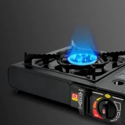 Borvat® |Draagbare Gasfornuis - Camping Kookstel - Inclusief 4 Gasflessen - Gas Stove - Gasfornuis - Kooktoestel - Outdoor - Op Reis + Gratis Smartphone Auto Magneethouder. -Beste Kampeer Winkel 1200x1200 785