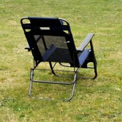 Ligstoel 155x60cm - Opvouwbaar Campingstoel Ligbed Strandstoel Tuinstoel Vouwligstoel Blauw -Beste Kampeer Winkel 1200x1200 84