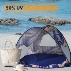 Deryan Luxe Pop Up Strandtent - Anti-UV 50+ - Story 12 Deryan Luxe Pop Up Strandtent - Anti-UV 50+ - Story -Beste Kampeer Winkel 1200x1200 875