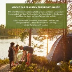 Skandika Nimbus Sleeper 12 Tent – Koepeltenten – 12 Persoons Familietent - Campingtent – Muggengaas – Sleeper Technology (3 Extra Donkere Slaapcabines) – 760 X 630 X 215 Cm (LxBxH) – 5000 Mm Waterkolom – Camping, Tuin – Kamperen – Blauw/wit -Beste Kampeer Winkel 1200x1200 899