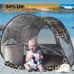 Deryan Luxe Pop Up Strandtent - Anti-UV 50+ - Zoo -Beste Kampeer Winkel 1200x1200 929