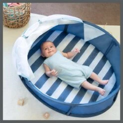 Babymoov Babyni Speelruimte & Extra Bedje Anti-UV FPS 50+ Marinière -Beste Kampeer Winkel 1200x1200 959