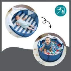 Babymoov Babyni Speelruimte & Extra Bedje Anti-UV FPS 50+ Marinière -Beste Kampeer Winkel 1200x1200 961