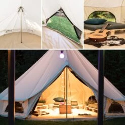 Skandika Tipii 400 Canvas Tent – Tipi-tenten – 8 Persoons Familietent - Campingtent – Muggengaas – 250 Cm Stahoogte – 400 Cm Diameter – 4000 Mm Waterkolom – Indische Tent, Partytent, Festivaltent – Outdoor, Camping, Tuin – Kamperen – Wit -Beste Kampeer Winkel 1200x1200 972