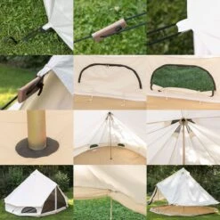 Skandika Tipii 400 Canvas Tent – Tipi-tenten – 8 Persoons Familietent - Campingtent – Muggengaas – 250 Cm Stahoogte – 400 Cm Diameter – 4000 Mm Waterkolom – Indische Tent, Partytent, Festivaltent – Outdoor, Camping, Tuin – Kamperen – Wit -Beste Kampeer Winkel 1200x1200 973