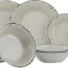 Gimex - Stone Line - Servies - Sand - 12-Delig -Beste Kampeer Winkel 1200x476