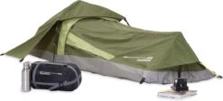 Where Tomorrow Solo Tent 220X80X50 Cm - Groen - 1 Persoons -Beste Kampeer Winkel 1200x544