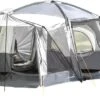 Skandika Pitea XL CROSS Tent – Koepeltenten - Autotent – Campingtent Voor SUV, Caddy, Auto, CUV - Voor Max. 4 Personen – Vrijstaand – Met/zonder Slaapcabine – Max. Stahoogte 230 Cm – 3000mm Waterkolom - 475 X 290 X 230 Cm (LxBxH) – Kamperen - Grijs -Beste Kampeer Winkel 1200x552