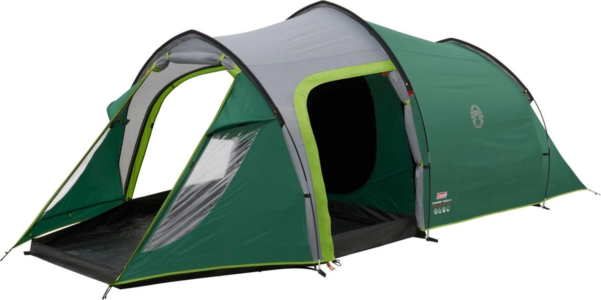 Coleman Chimney Rock 3 Plus Tunneltent - Verduisterend - 3-Persoons 3 Coleman Chimney Rock 3 Plus Tunneltent - Verduisterend - 3-Persoons