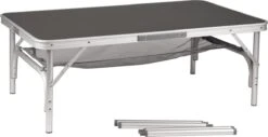 Bo-Camp Campingtafel - 100x60x70 - Grijs -Beste Kampeer Winkel 1200x619