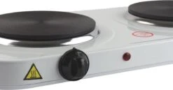 Orange85 Kookplaat - Elektrisch - 2 Pits - Kampeer Accessoires - Wit - 48x27x5cm - Metaal - Fornuis - Vrijstaand -Beste Kampeer Winkel 1200x627