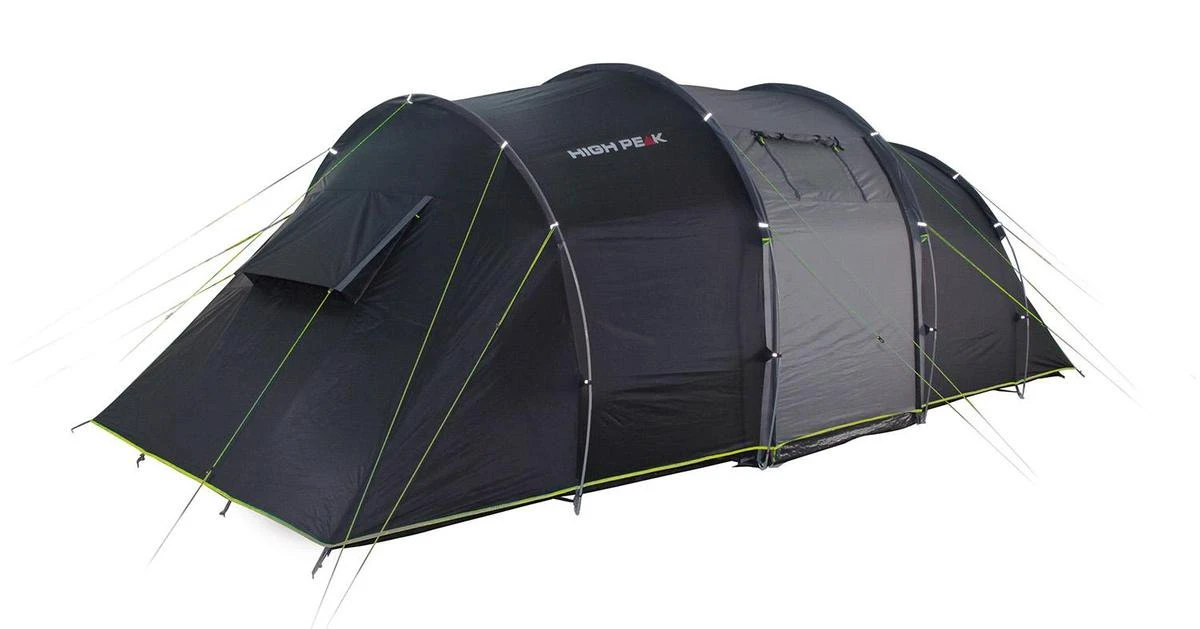 High Peak Tauris 4 Tunneltent - Donkergrijs - 4 Persoons 4 High Peak Tauris 4 Tunneltent - Donkergrijs - 4 Persoons - Afbeelding 2