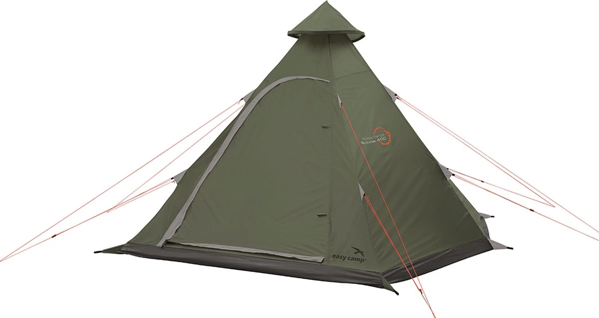 Easy Camp Tent Bolide 400 - Rood - 4 Persoons 4 Easy Camp Tent Bolide 400 - Rood - 4 Persoons - Afbeelding 2