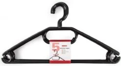 Merkloos Set Van Mobiele Opvouwbare Kledingkast Met Blauwe Hoes 160 Cm En 5x Plastic Kledinghangers Zwart -Beste Kampeer Winkel 1200x651 1