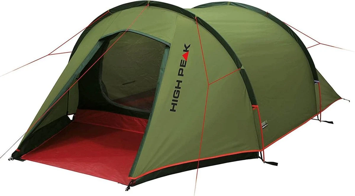 High Peak Lichtgewicht Tunneltent Kite 3 LW, Trekking Tent 3 Personen, 3,1 Kg, Aluminium Stokken, 3000 Mm Waterdicht, Extra Lang 230 Cm 3 High Peak Lichtgewicht Tunneltent Kite 3 LW, Trekking Tent 3 Personen, 3,1 Kg, Aluminium Stokken, 3000 Mm Waterdicht, Extra Lang 230 Cm