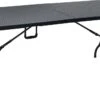 ERRO Vouwtafel - Wickerlook - 180x74cm - Zwart -Beste Kampeer Winkel 1200x666