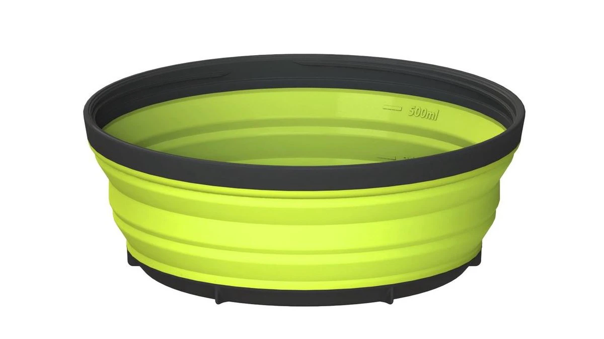 Sea To Summit X-Seal & Go Campingservies Inklapbaar - Schaal - Large - Lime 4 Sea To Summit X-Seal & Go Campingservies Inklapbaar - Schaal - Large - Lime - Afbeelding 2