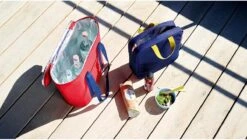 Reisenthel Thermoshopper Koeltas - 15L - Dots Zwart -Beste Kampeer Winkel 1200x680 1