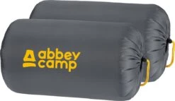 Abbey Camp Slaapzak Amsterdam - 2-pack - Dekenmodel - 210 X 85 Cm - Grijs -Beste Kampeer Winkel 1200x693