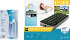 Intex Luchtbed - Downy - Formaat: Cot - B76 X L191 X H25 Cm - Ingebouwde Voetpomp- Met Reparatieset -Beste Kampeer Winkel 1200x693 4