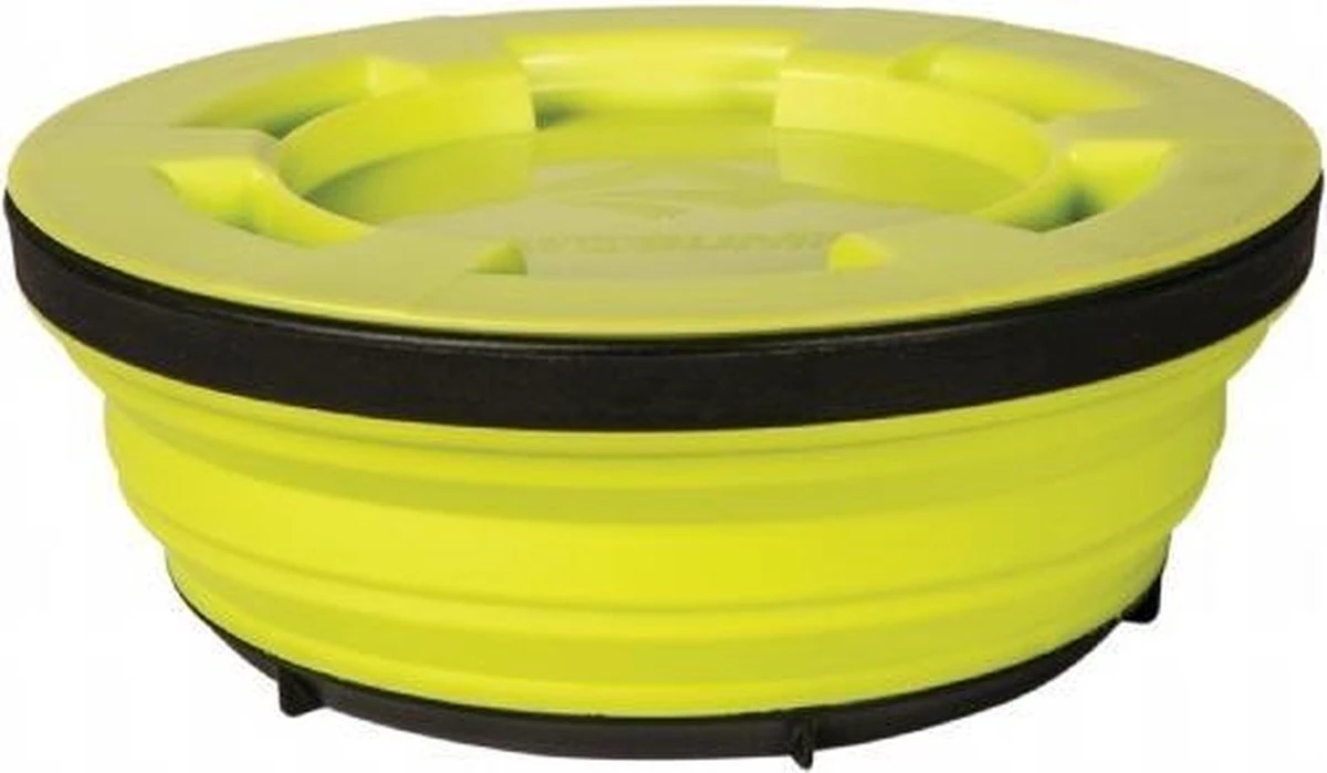 Sea To Summit X-Seal & Go Campingservies Inklapbaar - Schaal - Large - Lime 7 Sea To Summit X-Seal & Go Campingservies Inklapbaar - Schaal - Large - Lime - Afbeelding 5