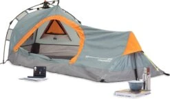 Where Tomorrow Solo Tent Pop Up 225X100X57 Cm - Grijs - 1 Persoons -Beste Kampeer Winkel 1200x705 2
