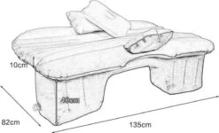 Merkloos Auto Reizen Opblaasbare Matras Luchtbed Camping Universele SUV Achterbank Couch (Grijs) -Beste Kampeer Winkel 1200x727 6