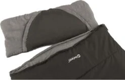 Outwell Slaapzak Contour Rits Links Zwart -Beste Kampeer Winkel 1200x771 1