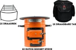 Dutch Rocket Stove - Rocket Stove - Kooktoestel Op Houtvuur - Met Draagtas - Dutch Oven -Beste Kampeer Winkel 1200x793 2