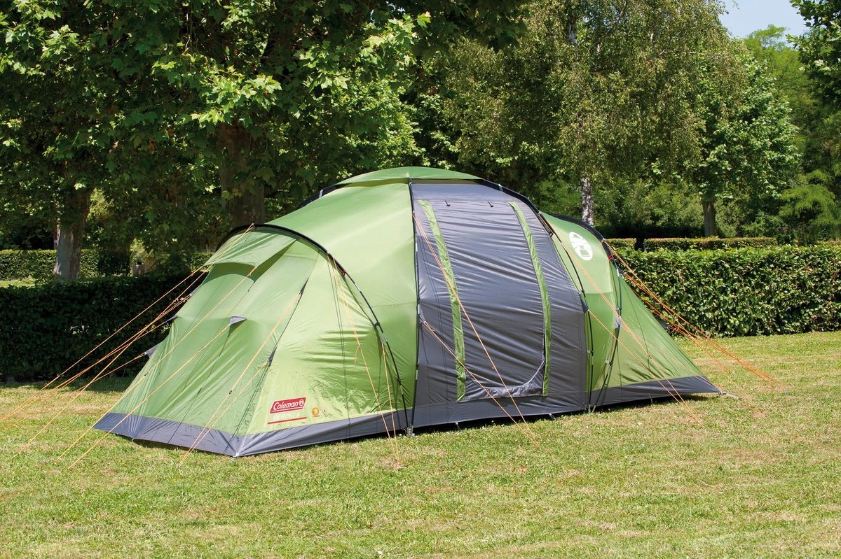 Coleman Bering 4 Vis-a-Vis Tent - Familietent - 4-Persoons - Groen 5 Coleman Bering 4 Vis-a-Vis Tent - Familietent - 4-Persoons - Groen - Afbeelding 3