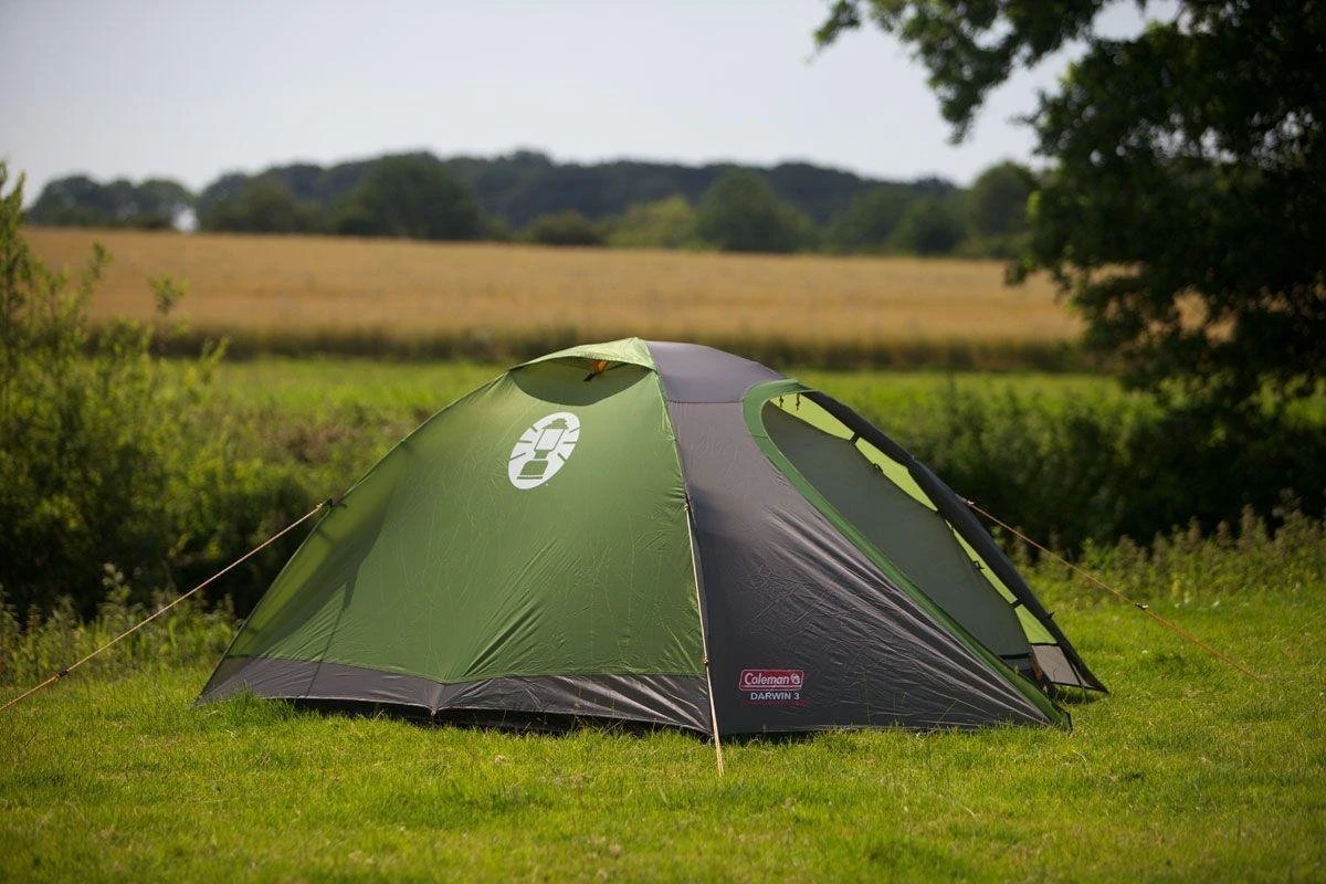 Coleman Darwin 3 Plus Koepeltent - 3-Persoons - Groen 5 Coleman Darwin 3 Plus Koepeltent - 3-Persoons - Groen - Afbeelding 3