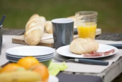 Bo-Camp Servies - Campingbord - 100% Melamine - 16-delig - Grijs -Beste Kampeer Winkel 1200x800 147