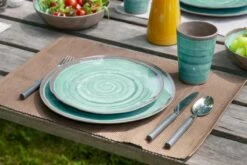 Bo-Camp Servies Halo - 12 Delig Melamine - Aqua 14 Bo-Camp Servies Halo - 12 Delig Melamine - Aqua -Beste Kampeer Winkel 1200x800 153