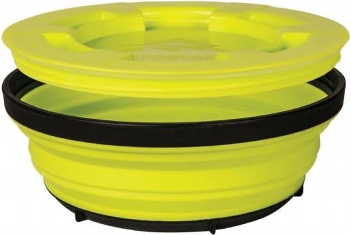 Sea To Summit X-Seal & Go Campingservies Inklapbaar - Schaal - Large - Lime 9 Sea To Summit X-Seal & Go Campingservies Inklapbaar - Schaal - Large - Lime - Afbeelding 7