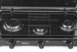 Zilan - Gas Kooktoestel 3 Pits - Campingkooktoestel - Gaskookplaat - Zwart -Beste Kampeer Winkel 1200x819 4