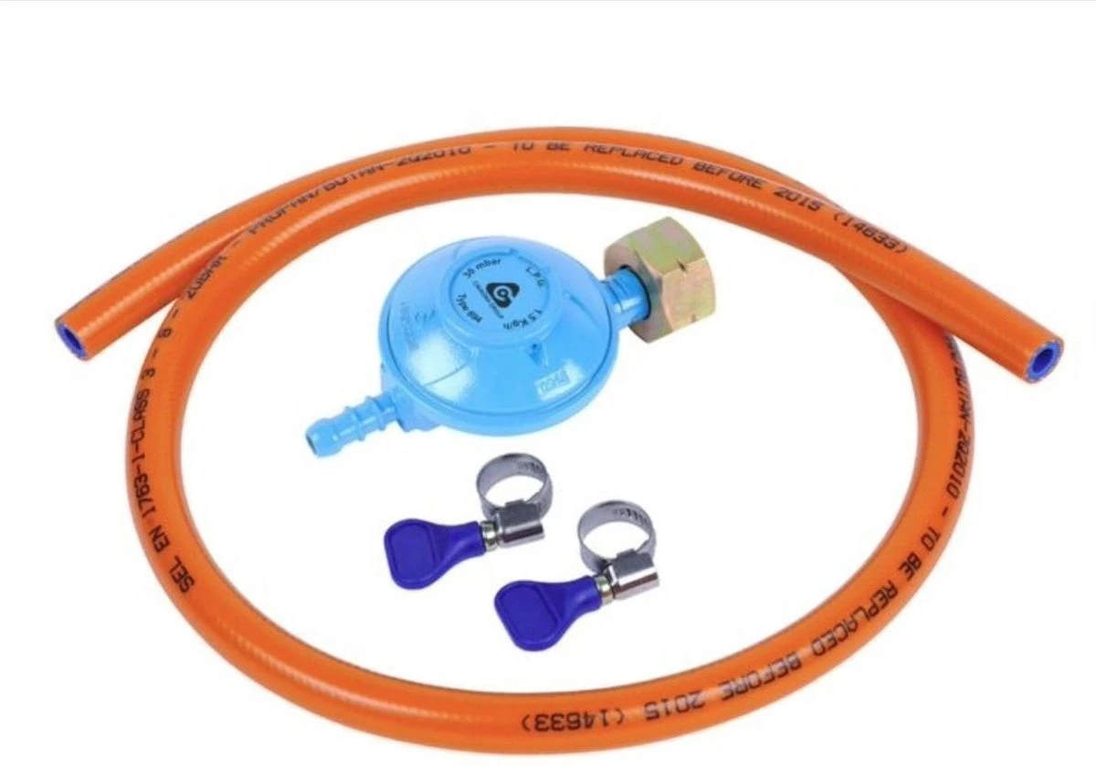 Kemper Gas Kooktoestel - Campingkooktoestel - INCLUSIEF Installatiesetje - Met 2 RVS Branders - 2600W 4 Kemper Gas Kooktoestel - Campingkooktoestel - INCLUSIEF Installatiesetje - Met 2 RVS Branders - 2600W - Afbeelding 2