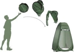NordFalk Douchetent Pop-up 190 Cm - Camping Douche - Omkleedtent - Incl. Tentharingen En Draagtas - Groen 14 NordFalk Douchetent Pop-up 190 Cm - Camping Douche - Omkleedtent - Incl. Tentharingen En Draagtas - Groen -Beste Kampeer Winkel 1200x848 2