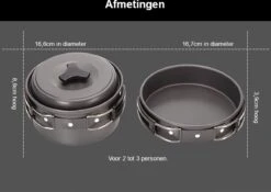 Hikr® Camping Pannenset - Complete 22-delige Kookset - Lichtgewicht - Kookgerei Servies - Outdoor - BPA-vrij - Keukengerei Set -Beste Kampeer Winkel 1200x848 3