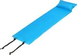 Springos Slaapmat | Zelfopblazend | 186 Cm | Inclusief Hoes & Hoofdkussen | Lichtblauw -Beste Kampeer Winkel 1200x848 4