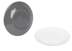 Bo-Camp Servies - Campingbord - 100% Melamine - 16-delig - Grijs -Beste Kampeer Winkel 1200x849 3