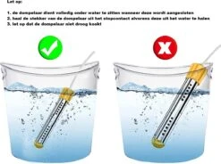 Dompelaar 2000W Incl. Thermometer & Staalspons - Reisdompelaar - Emmerdompelaar - Waterkoker - Camping - Kamperen - Outdoor -Beste Kampeer Winkel 1200x895 1