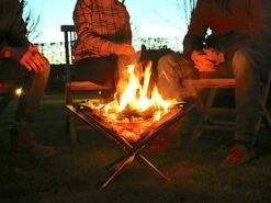 Firekorf + Grill + Spit : Opvouwbare Vuurkorf / Vuurschaal Met Rooster En Spit - Draagbare BBQ - Opbergtas - Kampeer Grill - Kookset -Beste Kampeer Winkel 1200x900 46