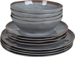 Bo-Camp Servies - Halo - 12-delig - Grijs -Beste Kampeer Winkel 1200x910 4