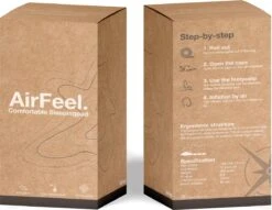 AirFeel Opblaasbaar Slaapmatje - Ingebouwde Pomp En Kussen - Lichtgewicht - 196 X 60 X 6cm - Gray -Beste Kampeer Winkel 1200x928 5