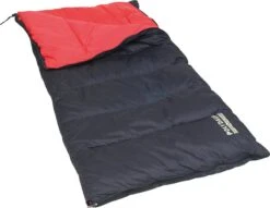 Polydaun Pelikaan Junior - Kinderslaapzak - Blauw/rood - 70x160 Cm Reversibel -Beste Kampeer Winkel 1200x929